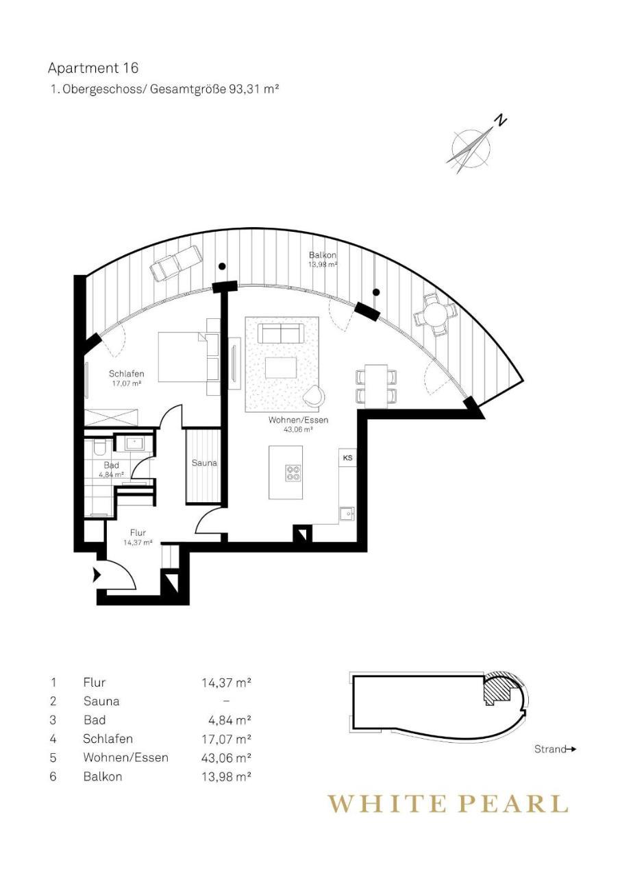 White Pearl Apartment 1.16 Timmendorfer Strand Extérieur photo